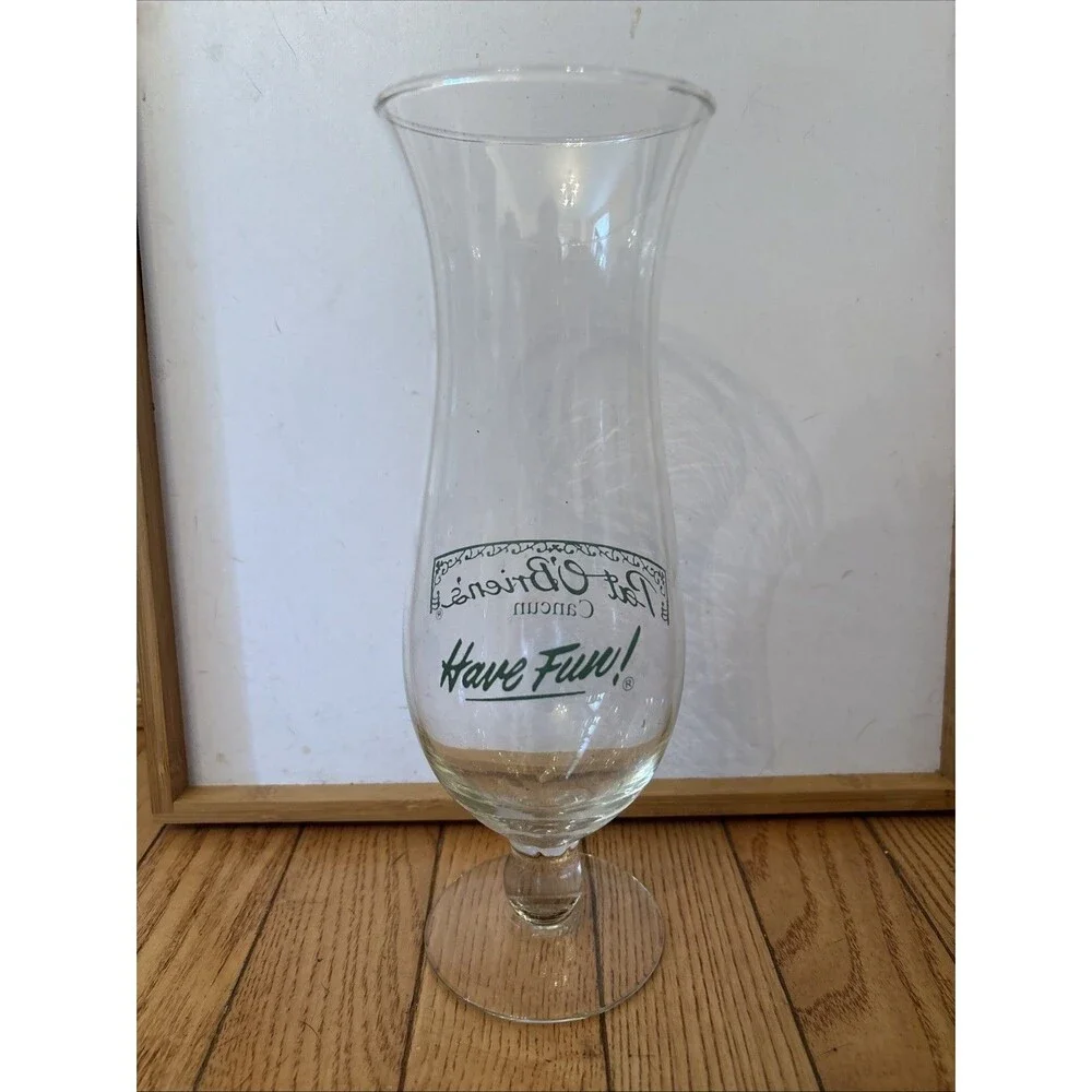 Vintage Pat O'Brien's New Orleans Hurricane Glass, Hand Blown in Mexico